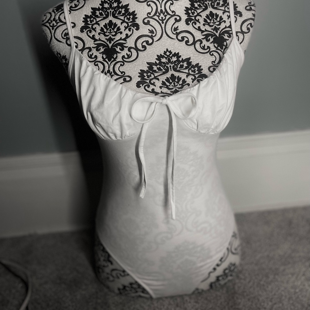 cami bodysuit with tie
